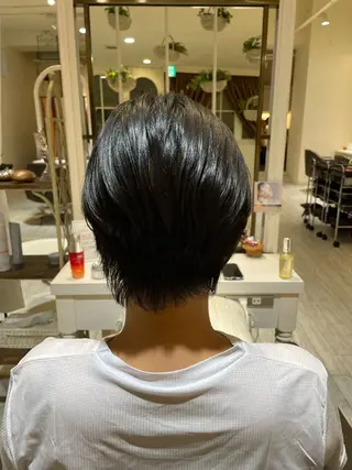 ショート 河津 彩香のヘアスタイル