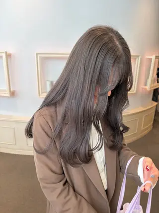 ロング カラー サソウ ユリエ🥥のヘアスタイル