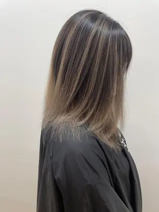 ミディアム ブリーチカラー特化 /焼田貴明のヘアスタイル