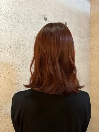ミディアム カラー Rio/池袋/ レイヤーカットのヘアスタイル