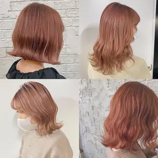 ミディアム カラー ヘアアレンジ 小顔カット/艶 カラー特化♡MIHOのヘアスタイル
