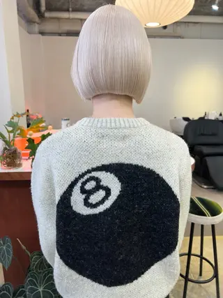 ミディアム カラー 🫧suzuno 🫧ブリーチ強化のヘアスタイル