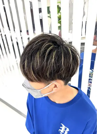 ショート カラー メンズ KEN 🌟のヘアスタイル