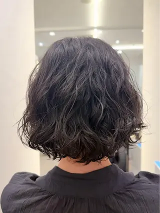ミディアム パーマ TheEctQ'n Ayane/心斎橋のヘアスタイル