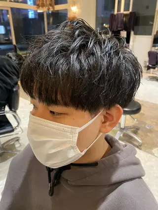ショート メンズ バレイヤージュ職人 🔥代表YU-SHIのヘアスタイル