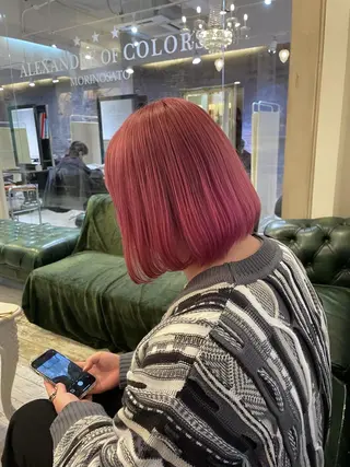 ミディアム 山岸 朱里のヘアスタイル
