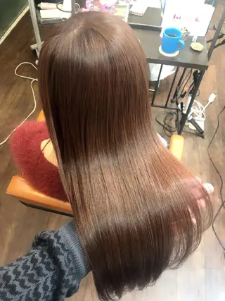 セミロング カラー グレージュ/髪質改善 Yamato.hのヘアスタイル
