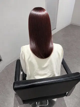 セミロング カラー ブリーチなしカラー/ NAGIのヘアスタイル