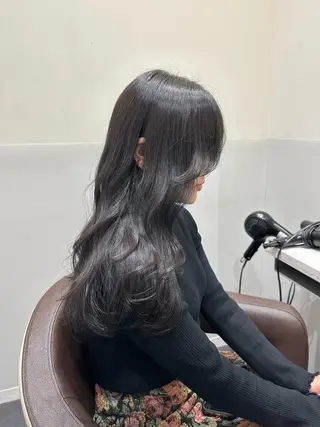 ロング カラー 矢野 晃平のヘアスタイル