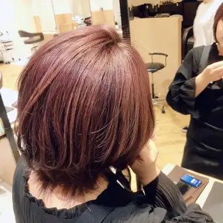ショート カラー ヘアアレンジ 田中 真衣のヘアスタイル