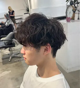 パーマ メンズ メンズ清潔感のプロ 💈メンズパーマ藤田のヘアスタイル