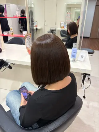 セミロング カラー 💟RINNA 艶カラー💟のヘアスタイル