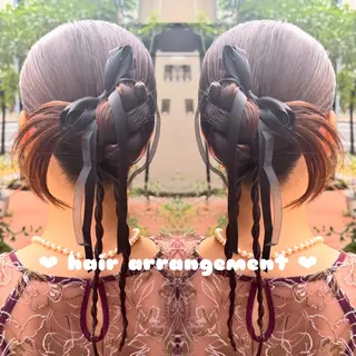 ロング ヘアアレンジ 🫧🧸カラーヘアメ 🫧MIO🧸🫧のヘアスタイル