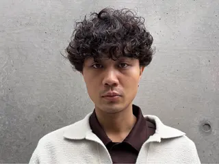 パーマ メンズ専門ブリー チカラー⚡️リュウジのヘアスタイル