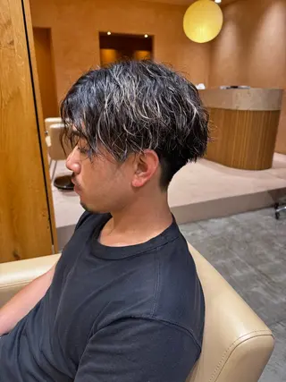 パーマ メンズ hamashima mireiのヘアスタイル