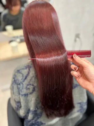 ロング カラー 中司 優樹のヘアスタイル