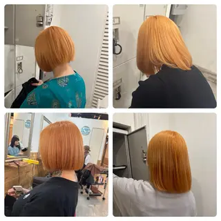 ショート カラー 髪質改善&ブリーチ 伊勢 祐一郎のヘアスタイル