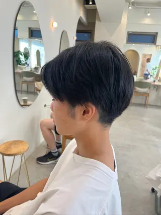 メンズ ショート、ボブ💚 レイヤー/井上翔のヘアスタイル