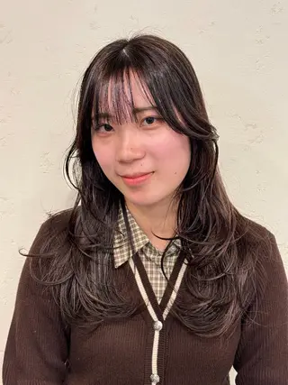セミロング カラー ボブ&寒色🎐ᩚ 短髪 COCOROのヘアスタイル