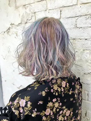 ミディアム カラー welring hair salonのヘアスタイル