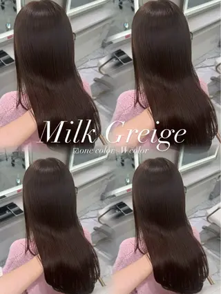 ロング カラー ParveMix/ ワンホン/こころのヘアスタイル
