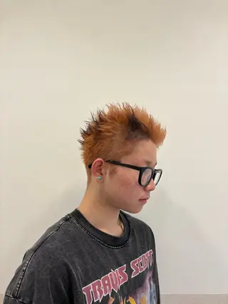 カラー メンズ 池田 陽喜のヘアスタイル