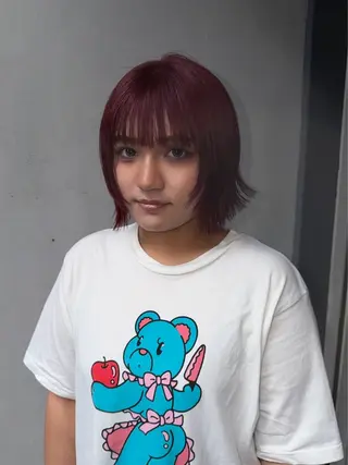 ショート カラー ひな🐥ハイトーン/ レイヤーカット🎼のヘアスタイル