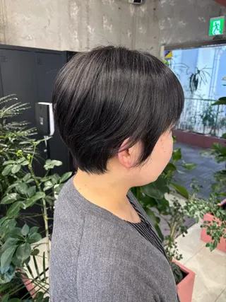 ショート カザマ🧤/パーマ /デジタルパーマのヘアスタイル