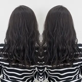 ロング カラー ブリーチ特化 梅田本多翔のヘアスタイル