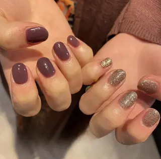 ショート カラー キッズ ネイル パーマ ヘアアレンジ マツエク・マツパ アイブロウ メンズ ease NAIL SALONのネイルデザイン