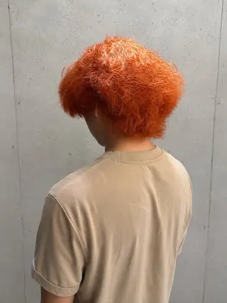 メンズ 推し活カラー/ アレンジ🩵ayaのヘアスタイル