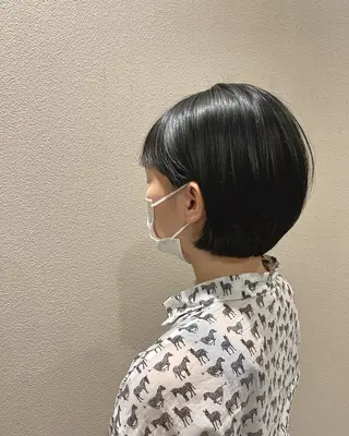 ショート トレンド/顔まわり/ レイヤー/髪質改善のヘアスタイル