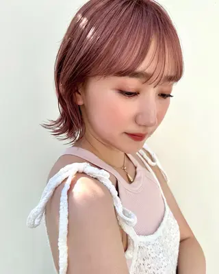 ショート カラー 松本優香/ボブ/ダ ブルカラー/髪質改善のヘアスタイル