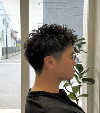 ショート パーマ メンズ (Lenis) takutoのヘアスタイル