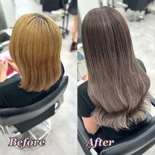 ヘアメ🎀ハイトーン 🩵エクステ🪄しほのヘアスタイル