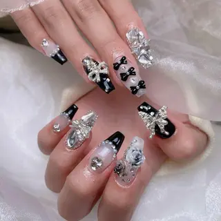 ネイル MoMoA Nail ネイル長さ出し専門店のネイルデザイン