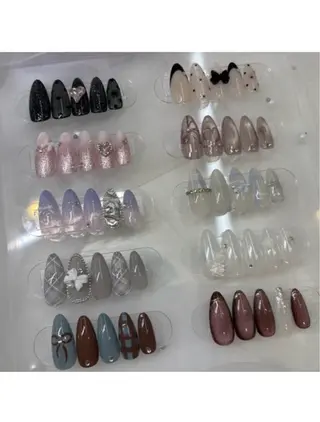 ネイル フレンチガーリー HIMERIのネイルデザイン