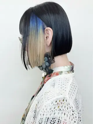 ショート fumikaハイトー ン/レイヤーカットのヘアスタイル