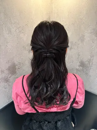 セミロング 🪐海外hair/パ ーマ/暖色/ミミ🌼のヘアスタイル