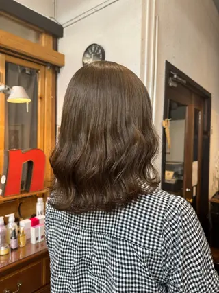 ミディアム 廣野 愛香のヘアスタイル