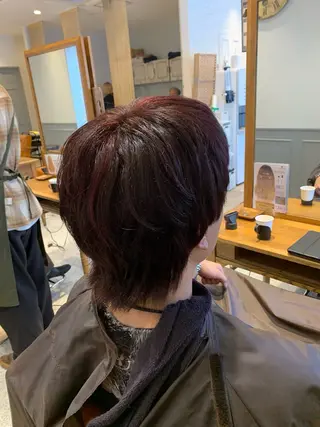 ショート メンズ 立花 莉奈のヘアスタイル