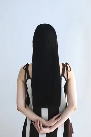 ミディアム ボブ/刈り上げ/ ショート越智葵葉🍃のヘアスタイル
