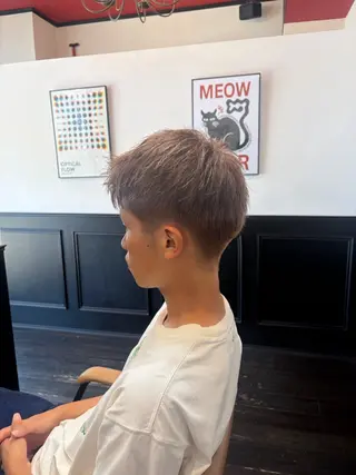 ショート カラー メンズ スズキ リコのヘアスタイル