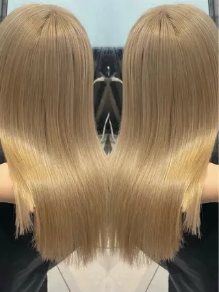 ロング カラー 🩵レイヤー✖︎ 髪質改善🩵リョウヤのヘアスタイル