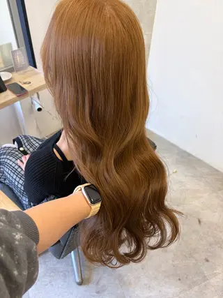 ロング カラー otoha✳︎ くすみ艶カラーのヘアスタイル