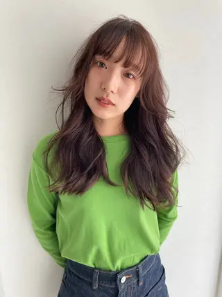 ロング 奥村 紗季のヘアスタイル