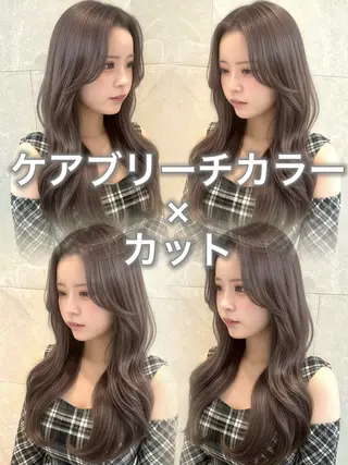 ロング カラー 🦋高瀬寛菜🦋 韓国レイヤーのヘアスタイル