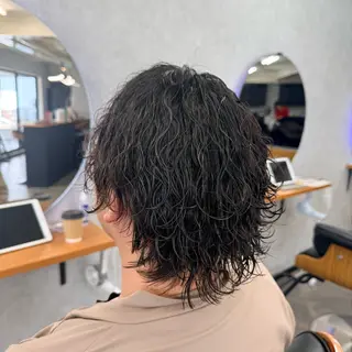 パーマ メンズ ’Flower’ AYAKAのヘアスタイル