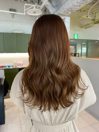 ロング カラー LUVISM新潟🎀 透明感カラー/ミユのヘアスタイル