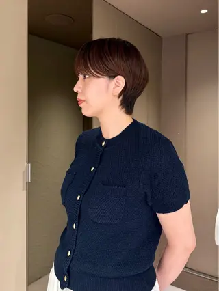 ショート rino🤍 恵比寿レイヤーカットのヘアスタイル